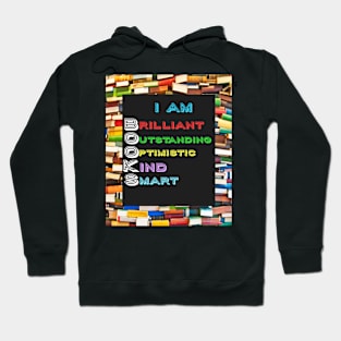 I Am BOOKS: Unique Gifts for Book Lovers & Book Club Members Hoodie